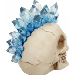 Nemesis Now Blue Crystal Hawk Skull