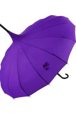 Soake Boutique Classic Pagoda Umbrella Violet
