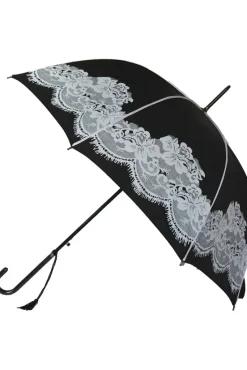Soake Boutique Vintage Print Umbrella Black