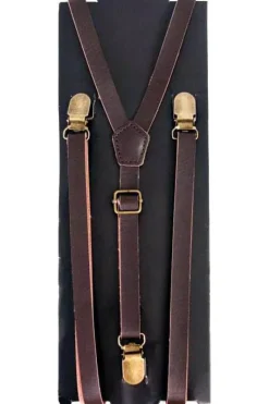 Gothic Accessories Brown Adjustable Braces Steampunk