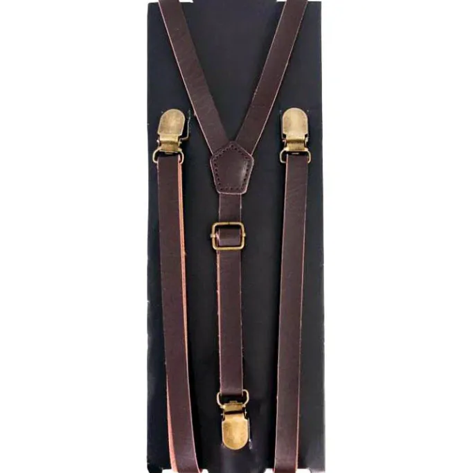 Gothic Accessories Brown Adjustable Braces Steampunk