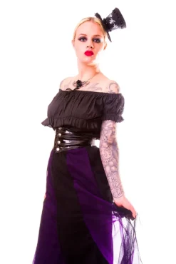 Burleska Gypsy Top Black