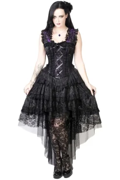 Burleska King Brocade Ophelie Dress Purple