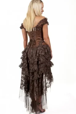 Burleska Ophelie Dress Brown