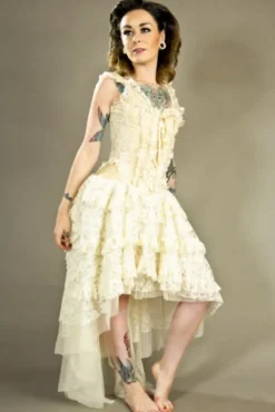 Burleska Ophelie Dress Cream