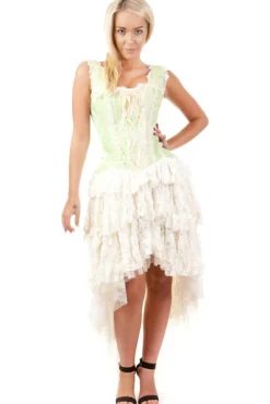 Burleska Ophelie Dress Pistachio Green