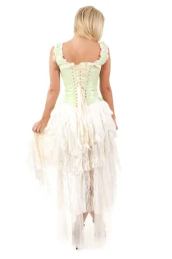 Burleska Ophelie Dress Pistachio Green