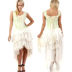 Burleska Ophelie Dress Pistachio Green
