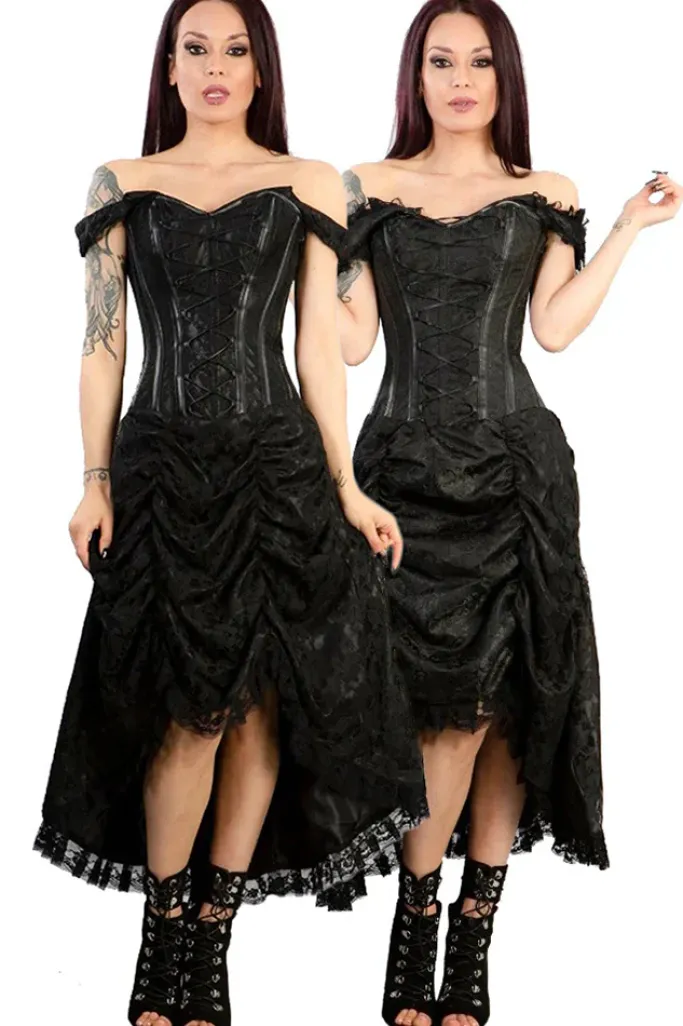 Burleska Passion Corset Dress Black