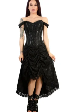 Burleska Passion Corset Dress Black