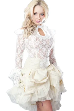 Burleska Queen Victorian Top Cream