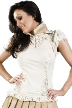 Burleska Rosetta Top Cream