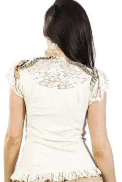 Burleska Rosetta Top Cream