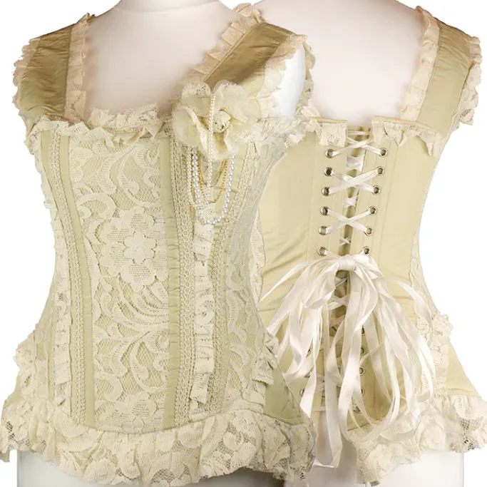 Burleska Steampunk Venice Bodice Cream