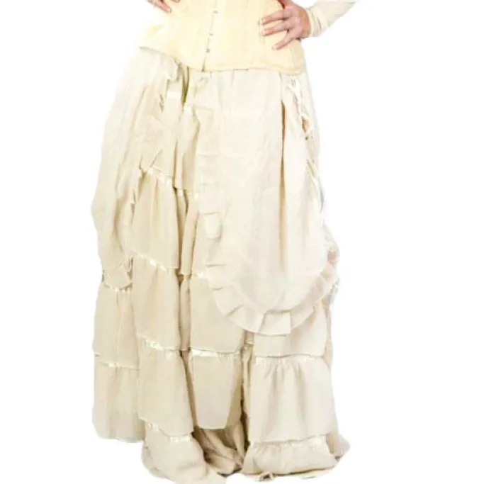 Burleska Victorian Gothic Skirt Cream