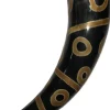 Natural Crafts India Burned Decorative Design Viking Drinking Horn - Small