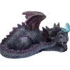 Nemesis Now Butterfly Rest Dragon Purple