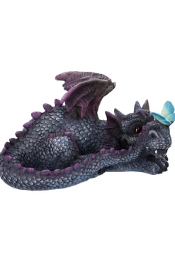 Nemesis Now Butterfly Rest Dragon Purple