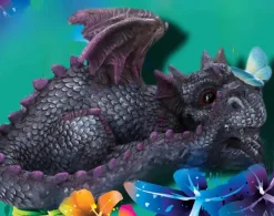 Nemesis Now Butterfly Rest Dragon Purple