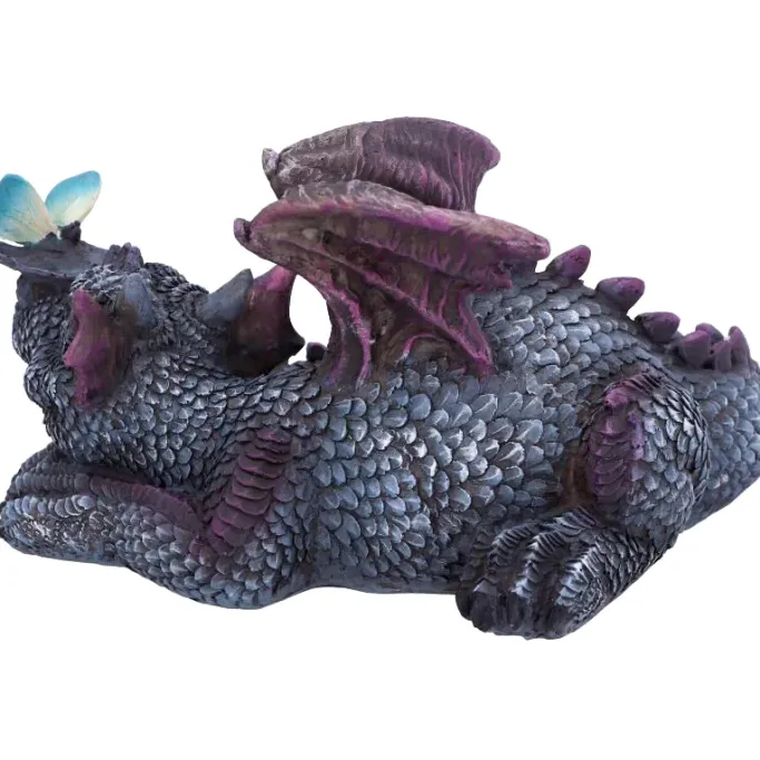 Nemesis Now Butterfly Rest Dragon Purple