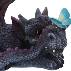 Nemesis Now Butterfly Rest Dragon Purple