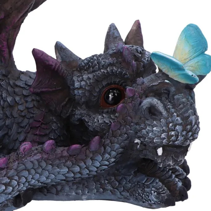 Nemesis Now Butterfly Rest Dragon Purple