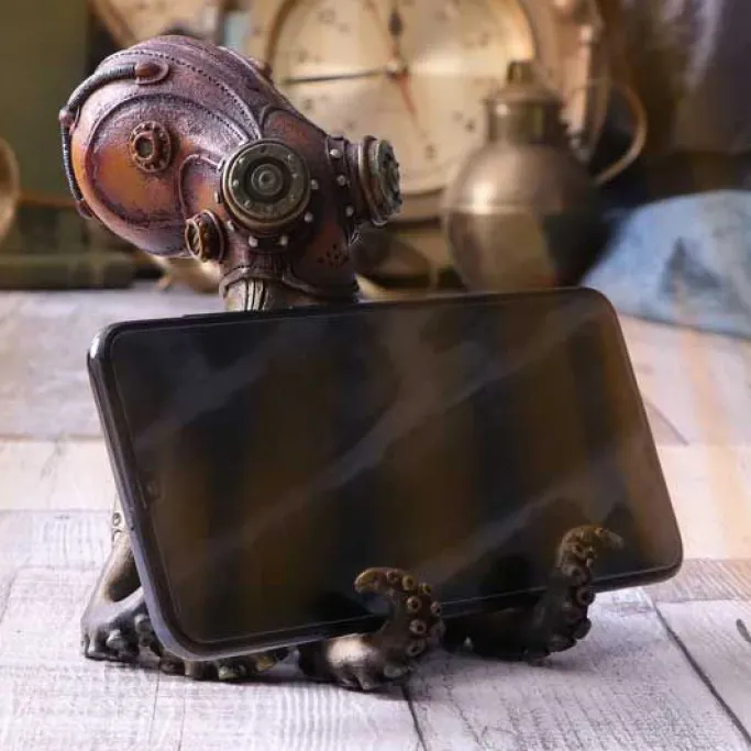Nemesis Now Call of the Kraken Steampunk Phone Holder