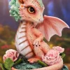 Nemesis Now Carnation Flower Dragon Figurine