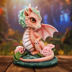 Nemesis Now Carnation Flower Dragon Figurine