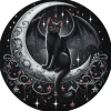 Oakhart Industries Cat Moon Coaster Art115