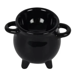 Something Different Cauldron Egg Cup with Broom Spoon