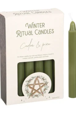 Something Different Cedar and Pine Winter Ritual Spell Candles