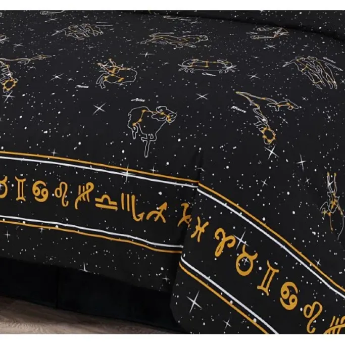 My Home Celestial Duvet Black
