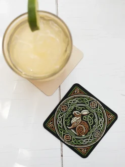 Oakhart Industries Celtic Knot Rabbit Coaster