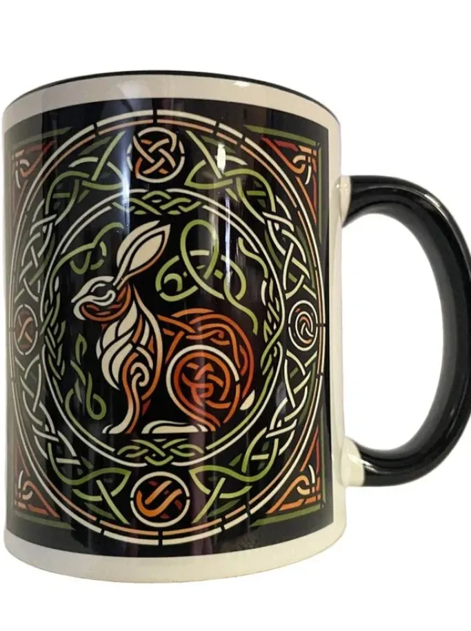 Oakhart Industries Celtic Knot Rabbit Mug