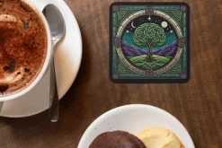 Oakhart Industries Celtic Knot Tree of Life Coaster