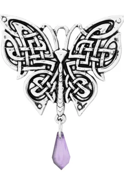 Mythic Celts Celtic Morrigans Moth Butterfly Necklace