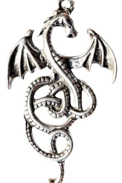 Celtic Sorcery Nidhogg Dragon Gothic Pagan Pendant