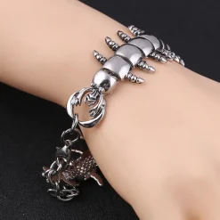 Gothic and Steampunk Jewellery Centipede Bracelet
