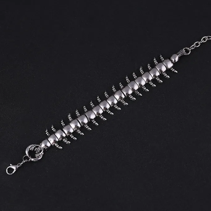 Gothic and Steampunk Jewellery Centipede Bracelet