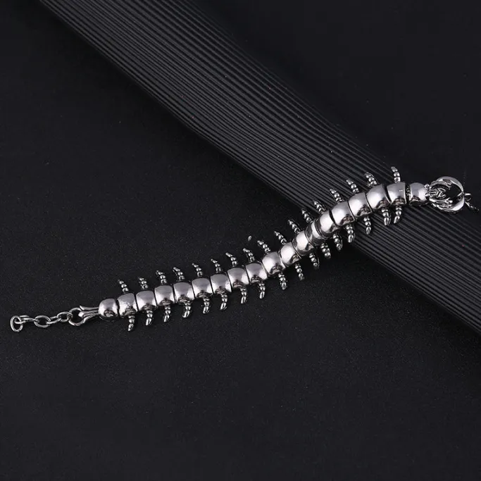 Gothic and Steampunk Jewellery Centipede Bracelet