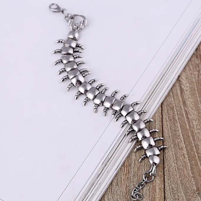 Gothic and Steampunk Jewellery Centipede Bracelet