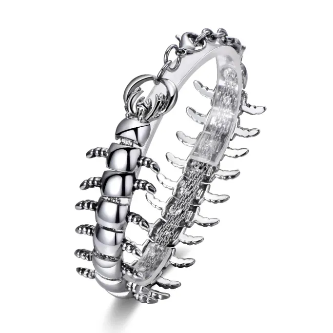 Gothic and Steampunk Jewellery Centipede Bracelet
