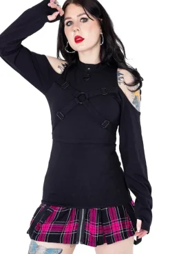 Innocent Clothing Chemical Black Anidori Top