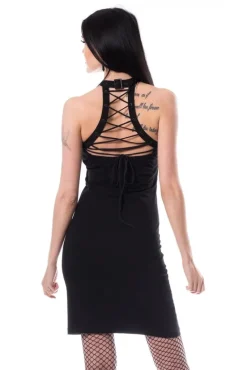 Innocent Clothing Chemical Black Matilda Dress (S)