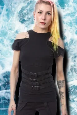 Innocent Clothing Chemical Black Tess Top