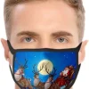 Christmas Face Masks Christmas Face Mask Santa on Sledge