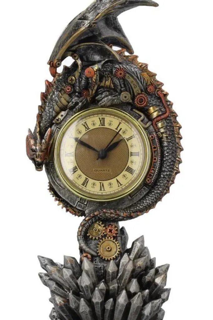 Nemesis Now Clockwork Reign Steampunk Dragon Clock
