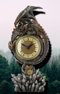 Nemesis Now Clockwork Reign Steampunk Dragon Clock