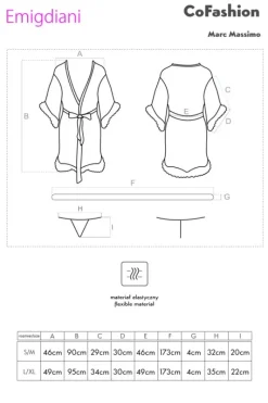 CoFashion Emigdiani Dressing Gown